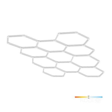 513W LED lubinis šviestuvas HEXLINE 300x516cm, baltas, 6500K