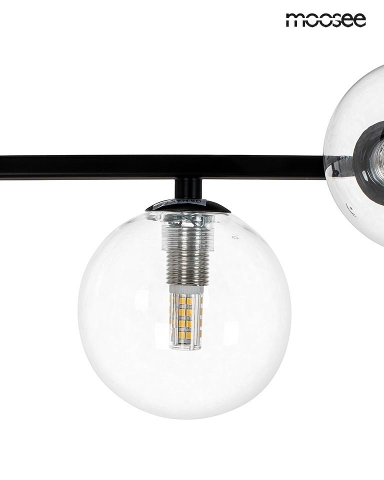 17W LED + 10xG9 pakabinamas šviestuvas ALURE LINE TWIN 120, juodas, 3000K, lemputės parduodamos atskirai - Image 2