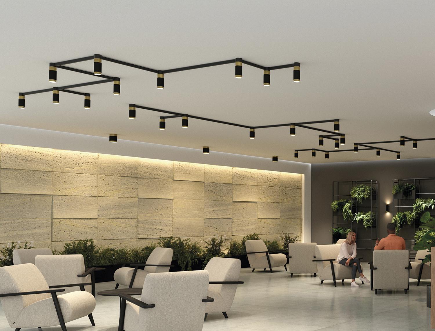 18W LED lubinis šviestuvas LUX, aukso/juodos sp., 3000K, dimeriuojamas, P3989100ONDP - Image 2