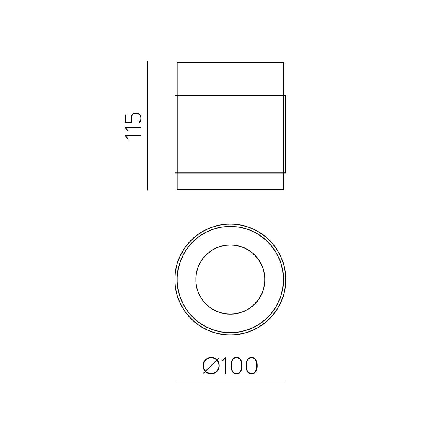18W LED lubinis šviestuvas LUX, aukso/juodos sp., 3000K, dimeriuojamas, P3989100ONDP - Image 3