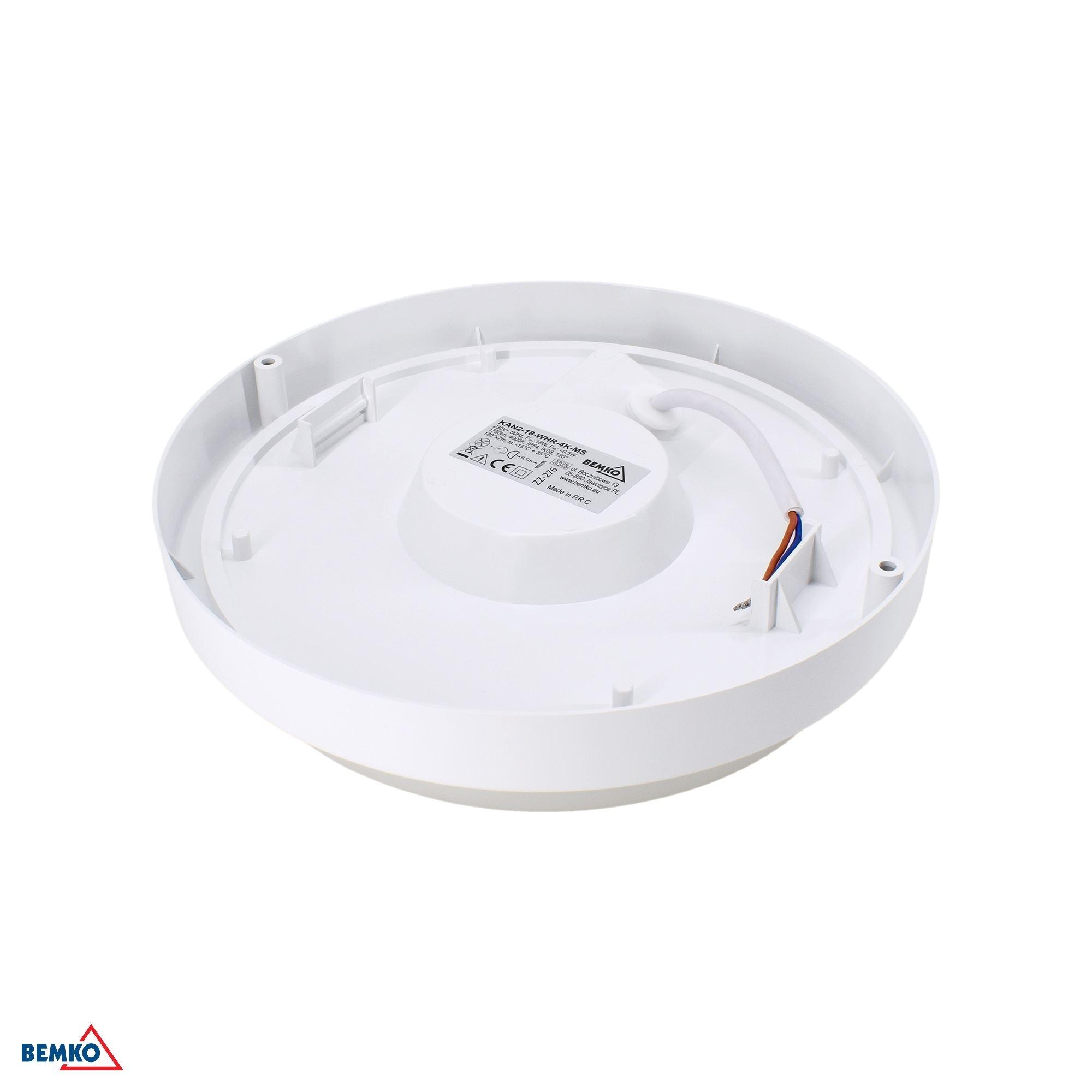18W LED plafonas KANLO, baltas, 4000K, IP54 - Image 2