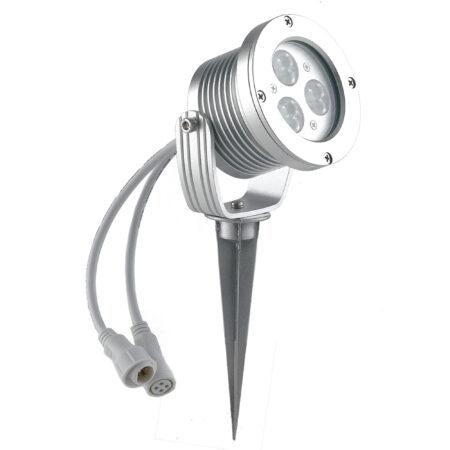18W LED prožektorius IRIDE, sidabro sp., 6000K, dimeriuojamas, IP65
