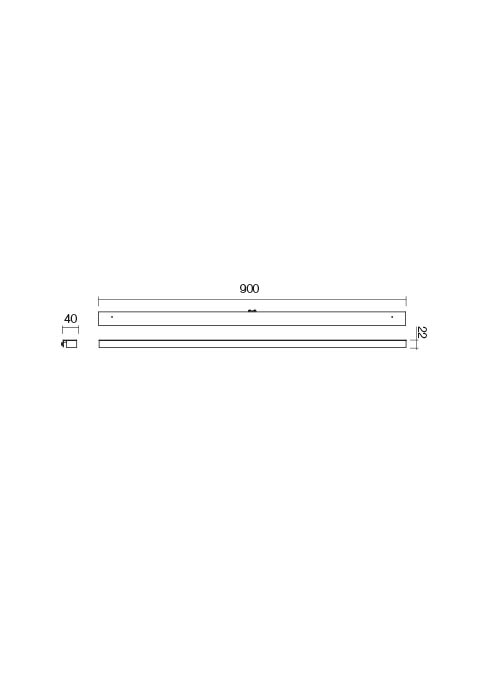 18W LED sieninis šviestuvas ERMES, chromo sp., 3000K, IP44, 01-2292 - Image 3