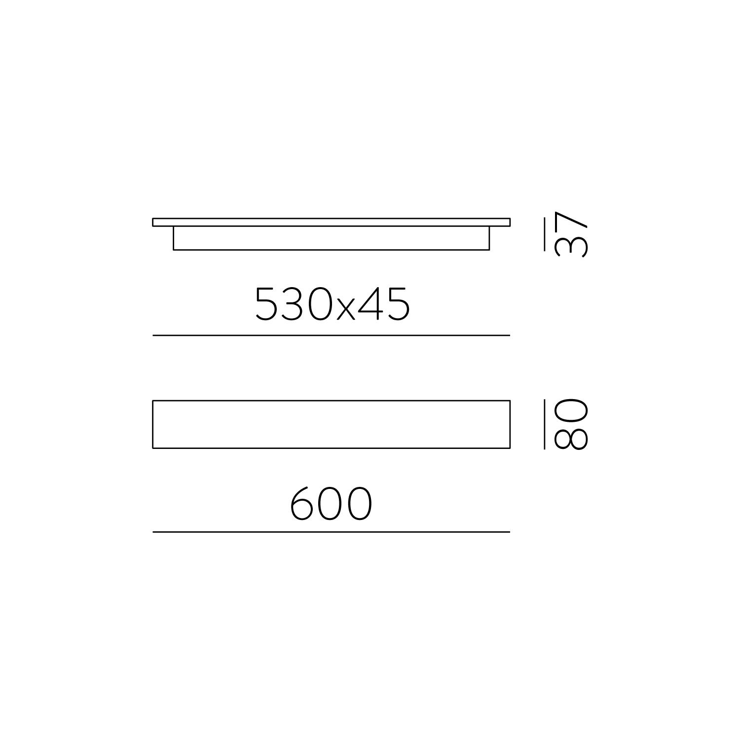 18W LED sieninis šviestuvas FOSCA, juodas, 2700/3000/4000K, dimeriuojamas, A3833171NDT - Image 3