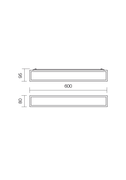 19W LED sieninis šviestuvas EGO, chromo sp., 3000K, IP44, 01-1235 - Image 3