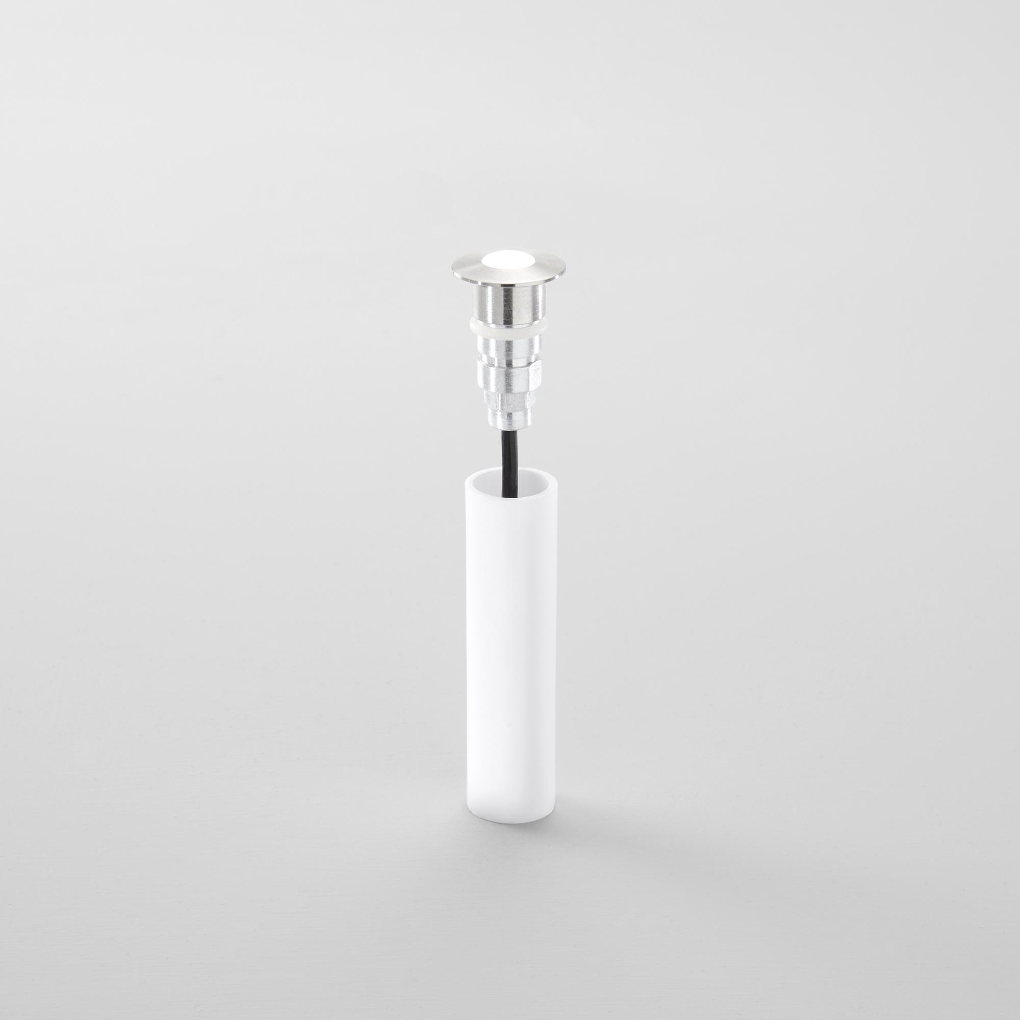 1W LED lauko įleidžiamas šviestuvas BARRET, nikelio sp., 3000K, IP67 - Image 2