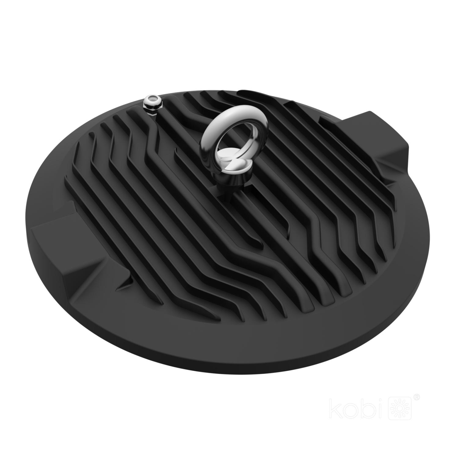 200W LED UFO šviestuvas GRAZA, juodas, 4000K, IP65 - Image 2