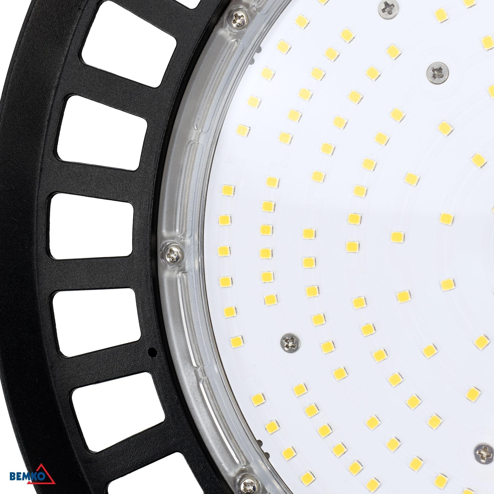 200W LED UFO šviestuvas VOYAGER, juodas, 4000K, IP65, 120° - Image 2