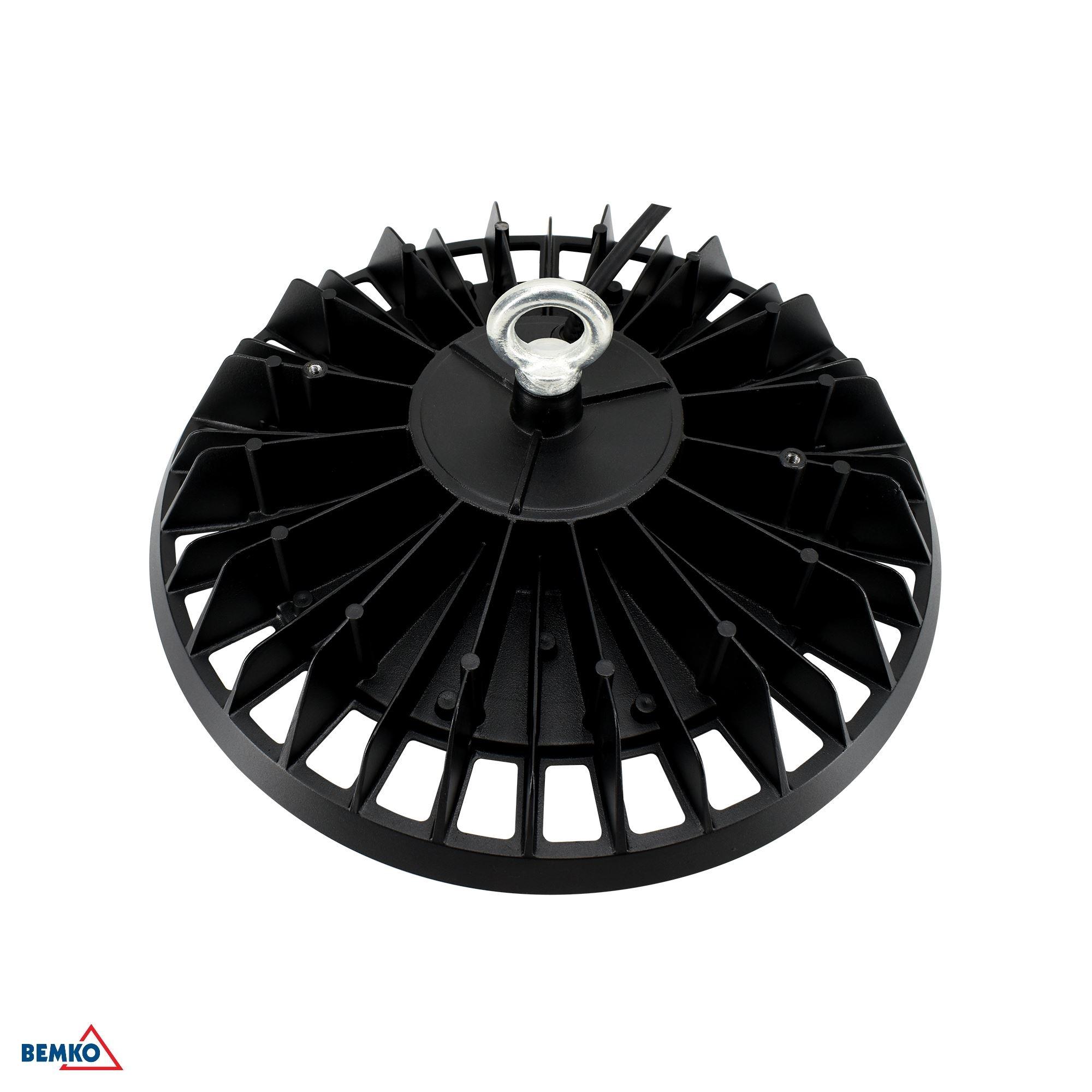 200W LED UFO šviestuvas VOYAGER, juodas, 4000K, IP65, 120° - Image 3