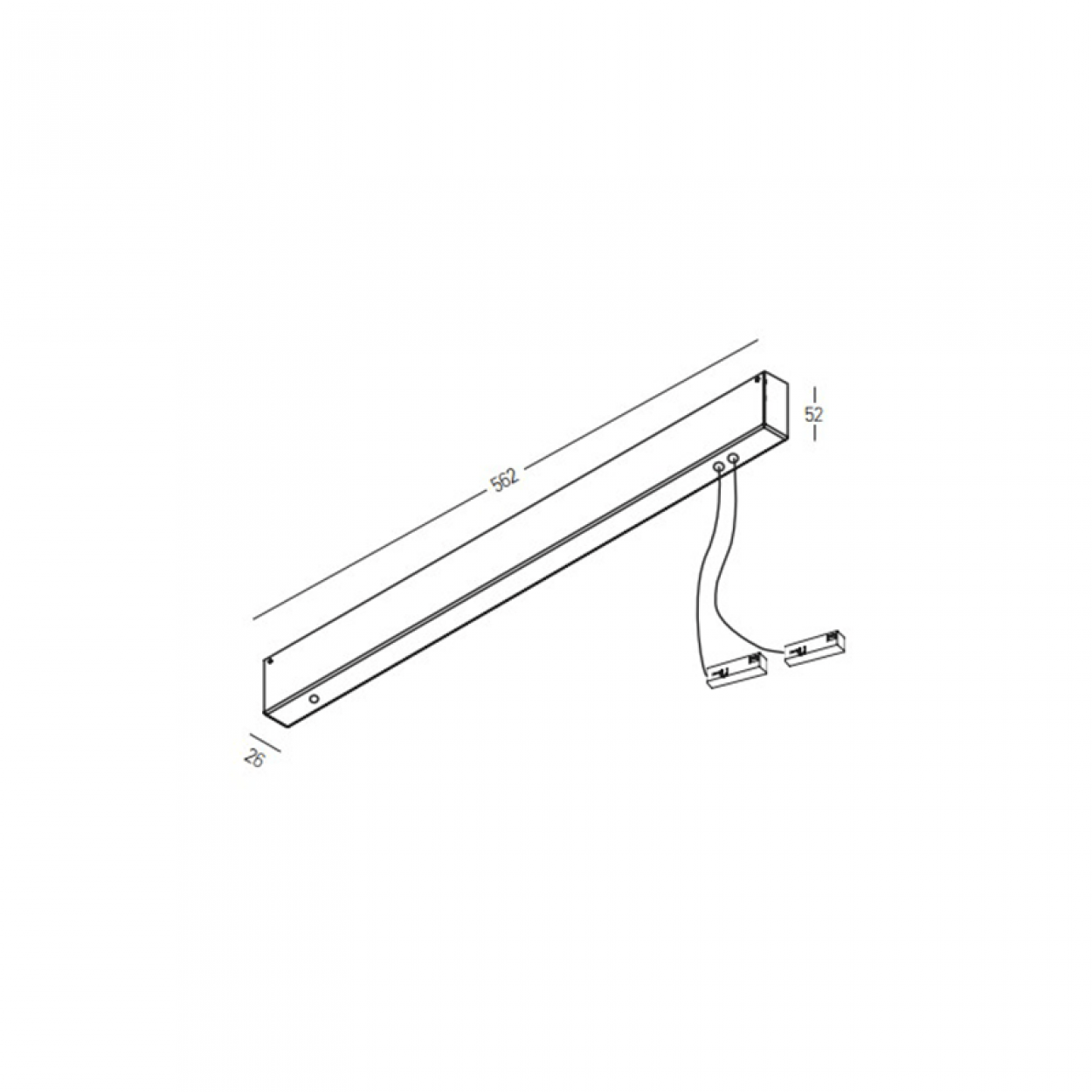 200W magnetinės sistemos ZAMBELIS MAGNETIC bėgelio - žiedo maitinimo šaltinis dėžutėje, juodas, 48V, dimeriuojamas, 22279 - Image 2