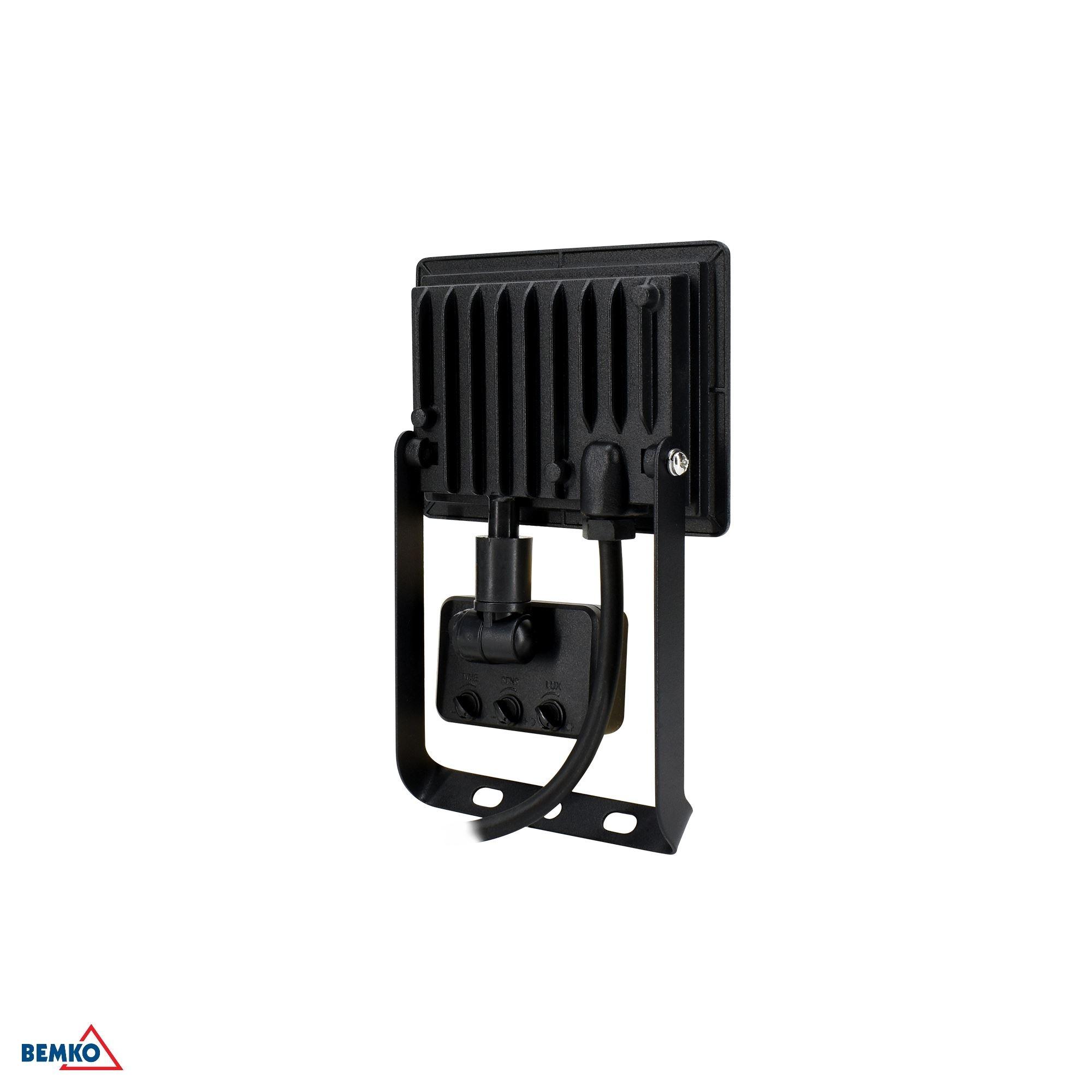 20W LED prožektorius su judesio davikliu KASTEL, juodas, 6500K, IP65 - Image 3