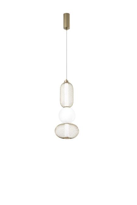 24W LED pakabinamas šviestuvas INKAS, aukso sp., CCT
