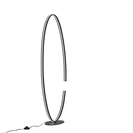 25W LED toršeras CLARKE, juodas, 4000K