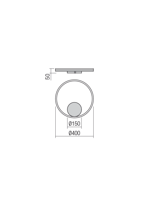 26W LED paviršinis šviestuvas ORBIT, bronzos sp., 3000K, DALI, 01-1699-DALI - Image 3