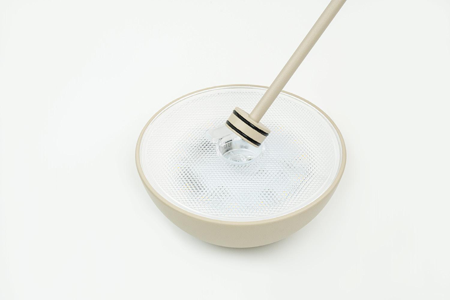 2W LED įkraunamas stalo šviestuvas, smėlio sp., 2700K, dimeriuojamas, IP44, E486 - Image 2