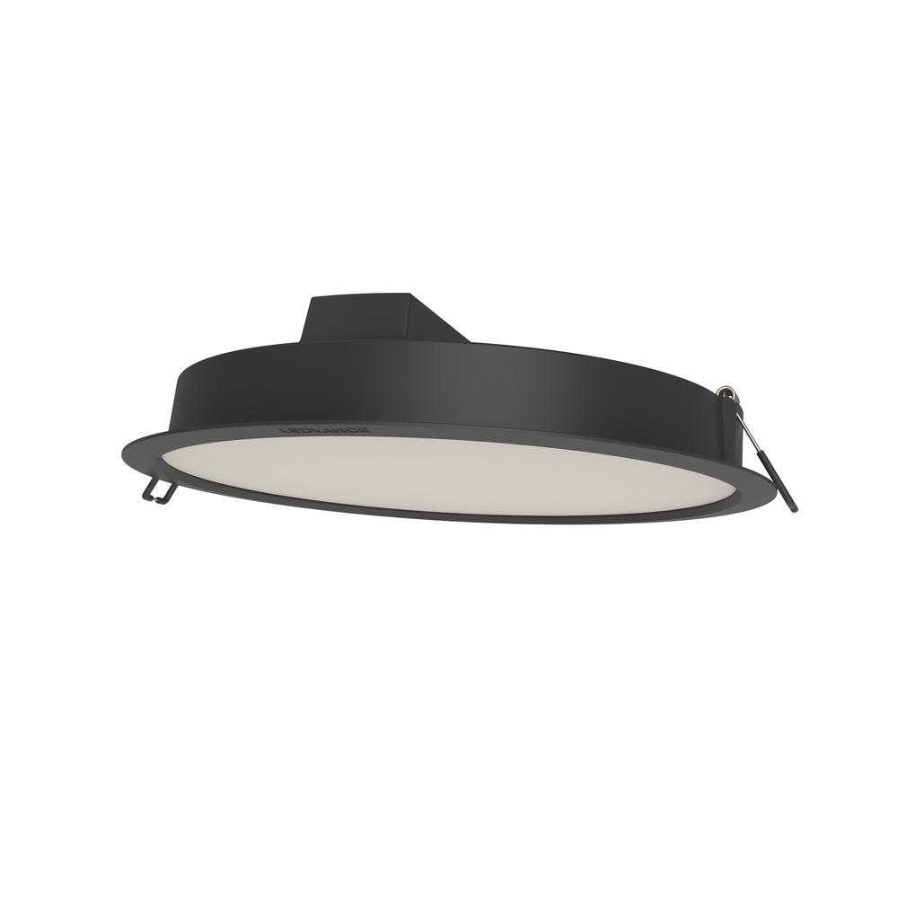 30W LED įleidžiama panelė DOWNLIGHT IP44 GEN2, juoda, 3000K, 100° - Image 2