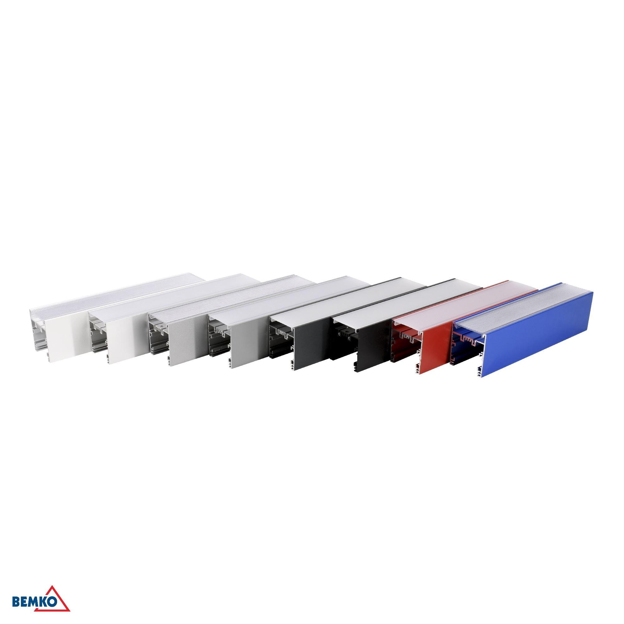 38W LED linijinis šviestuvas QUALIS, juodas, 3100K, IP44, 196cm - Image 3