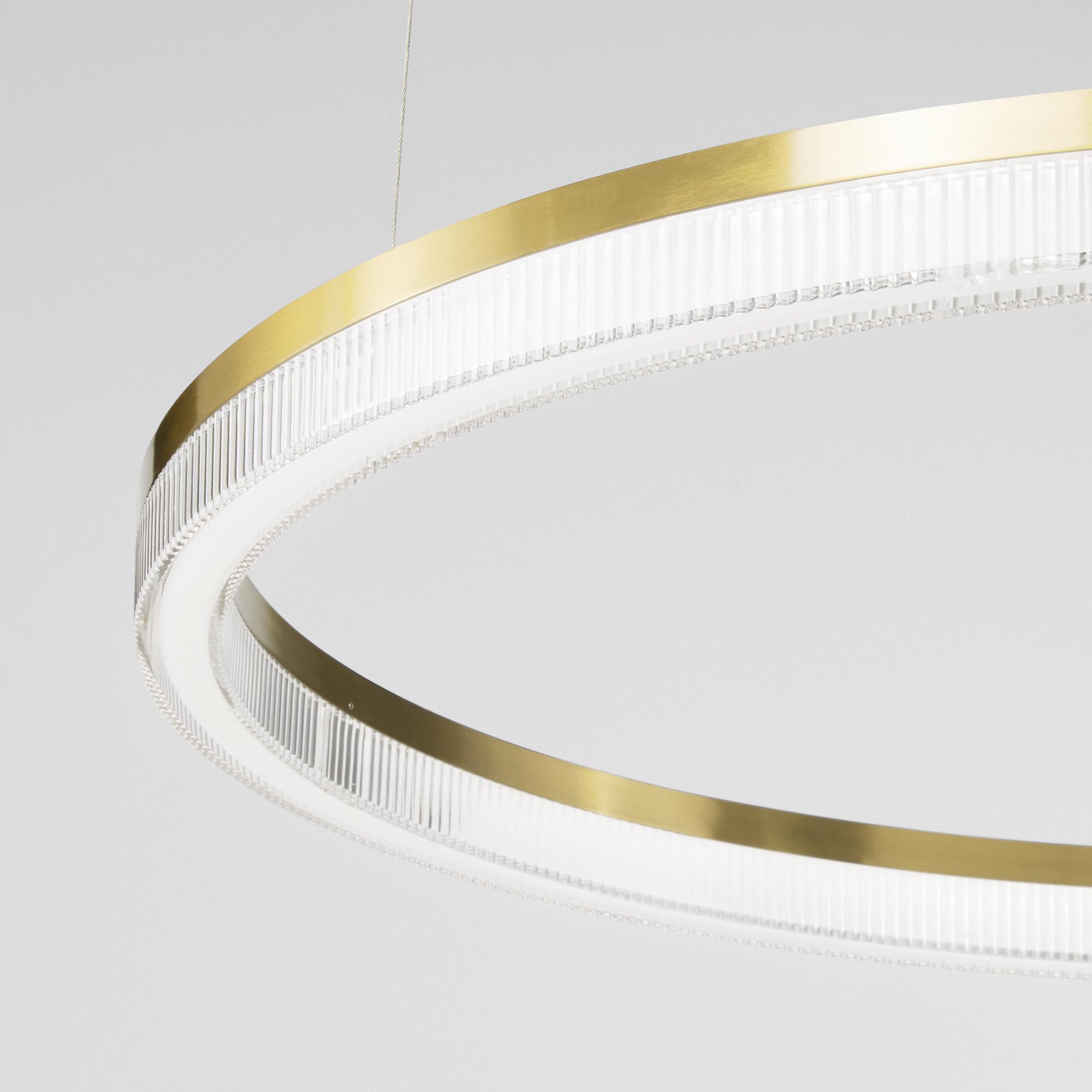 30W LED pakabinamas šviestuvas CROWN, žalvario sp., 3000K, 314938 - Image 2