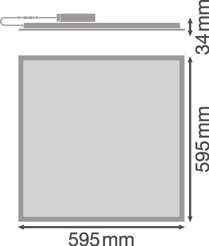 30W LED panelė PANEL COMPACT, 4000K - Image 2