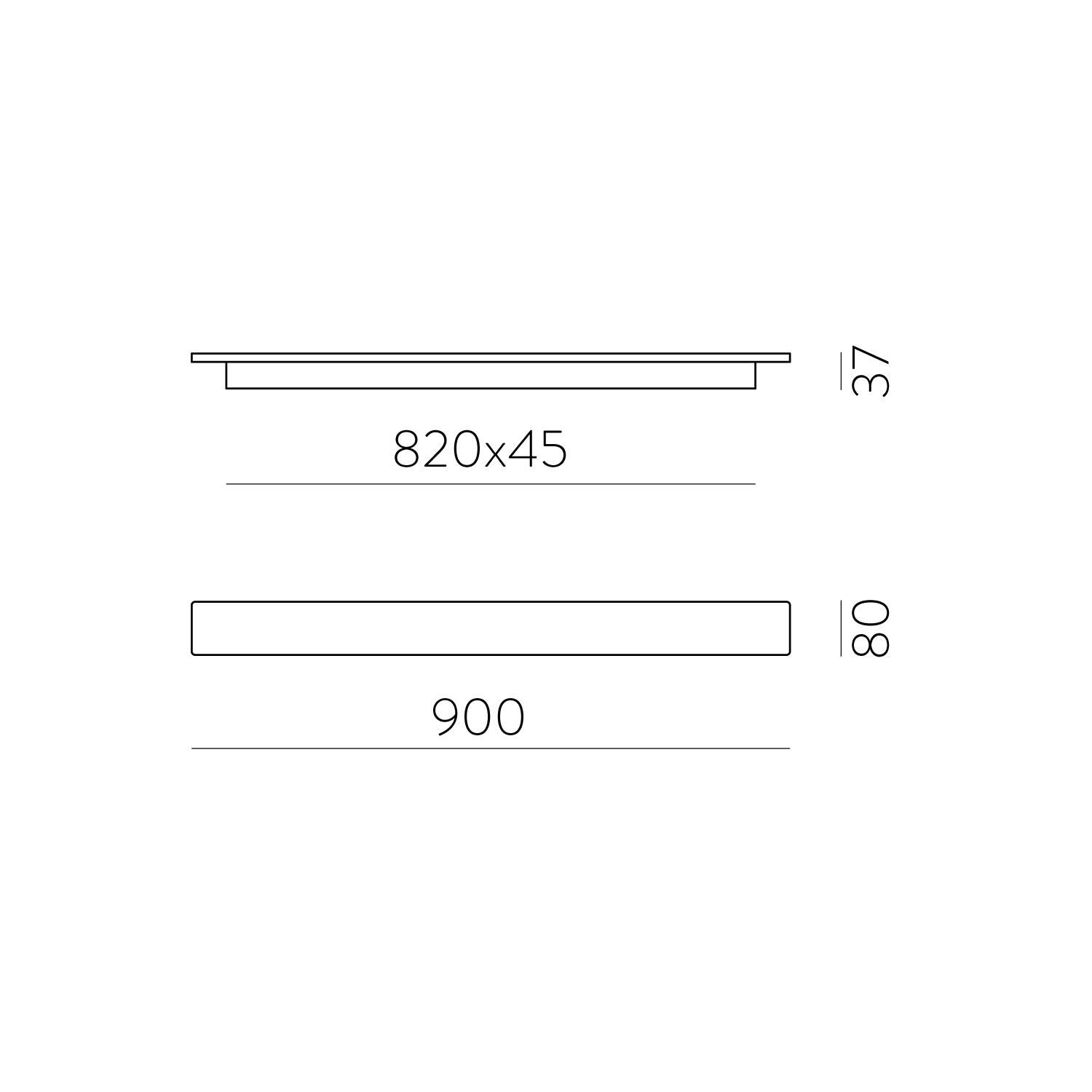 30W LED sieninis šviestuvas FOSCA, aukso sp., 2700/3000/4000K, dimeriuojamas, A3833271ODP - Image 3