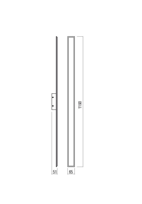 30W LED sieninis šviestuvas WAPI, baltas, 3000K, 01-2770 - Image 3
