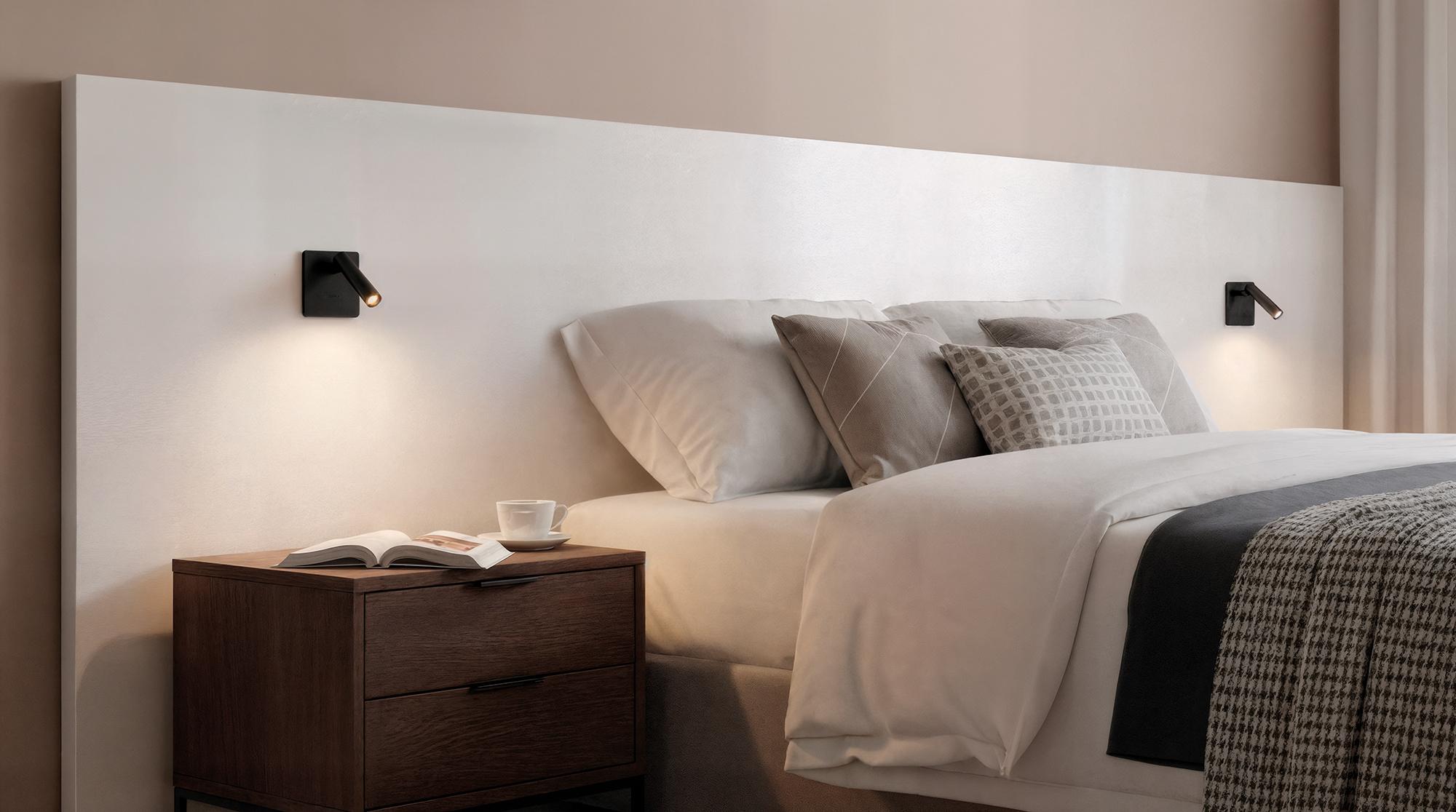 3W LED įleidžiamo montavimo sieninis šviestuvas ATRIA MINI SQUARE, bronzos sp., 3000K, E3925101BR - Image 2