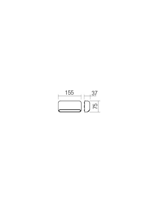 3W LED sieninis lauko šviestuvas SAPO, baltas, 3000K, IP65, 90069 - Image 3