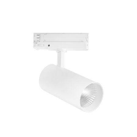 40W LED trifazis bėginis šviestuvas PLANE, baltas, CCT