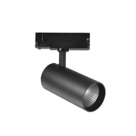40W LED trifazis bėginis šviestuvas PLANE, juodas, CCT