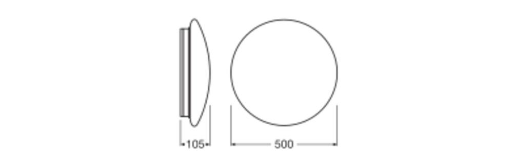 42W / 30W / 19W LED plafonas, 4000K - Image 2