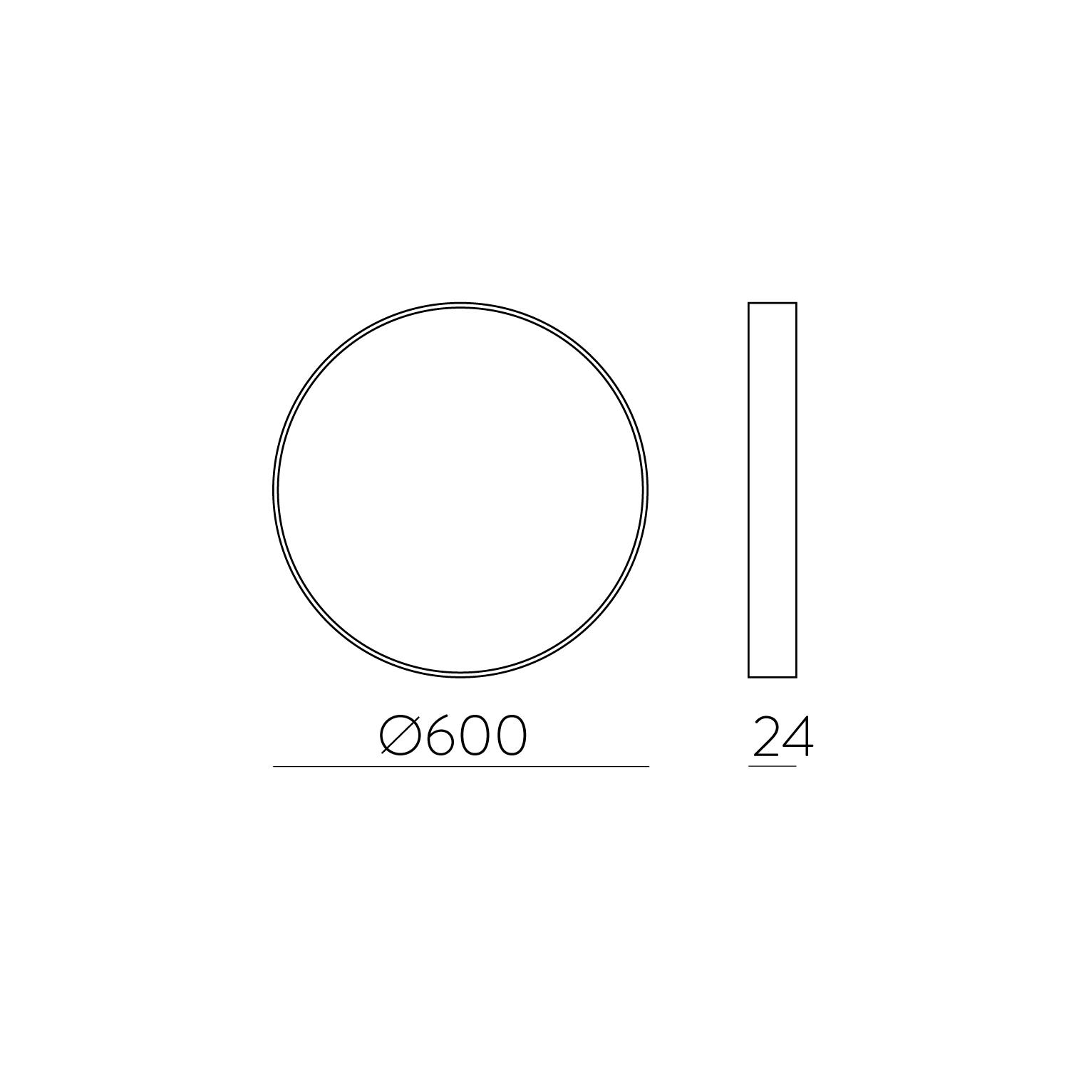45W LED lubinis šviestuvas KOE, baltas, 3000/4000K, IP43, P3852372B - Image 3
