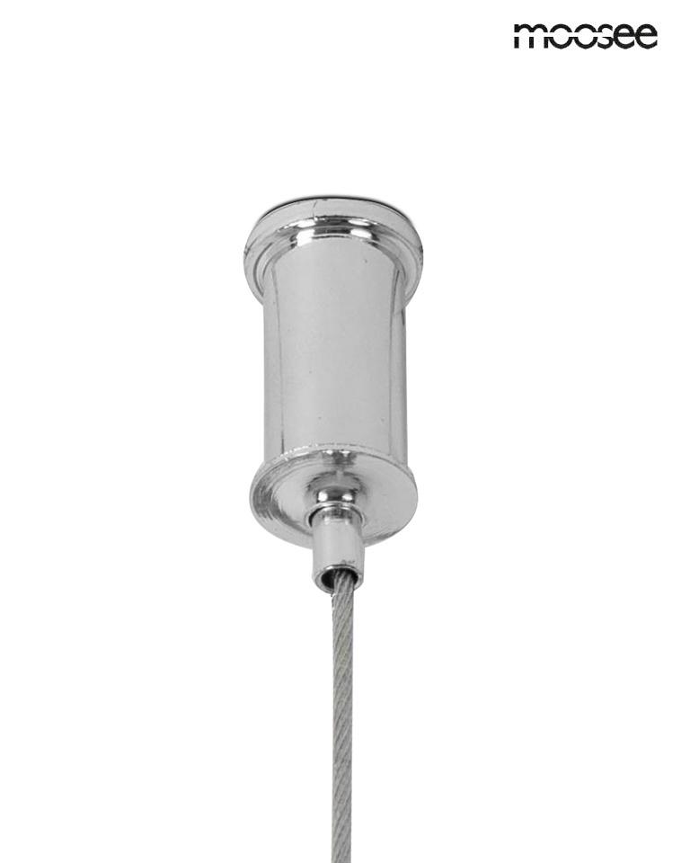 45W LED pakabinamas šviestuvas LASSO 400 SMART, sidabro sp., 3000/4000K - Image 3
