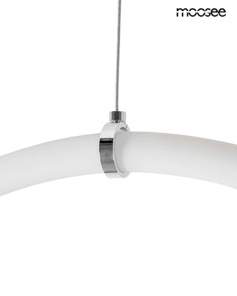 45W LED pakabinamas šviestuvas LASSO 400 SMART, sidabro sp., 3000/4000K - Image 2