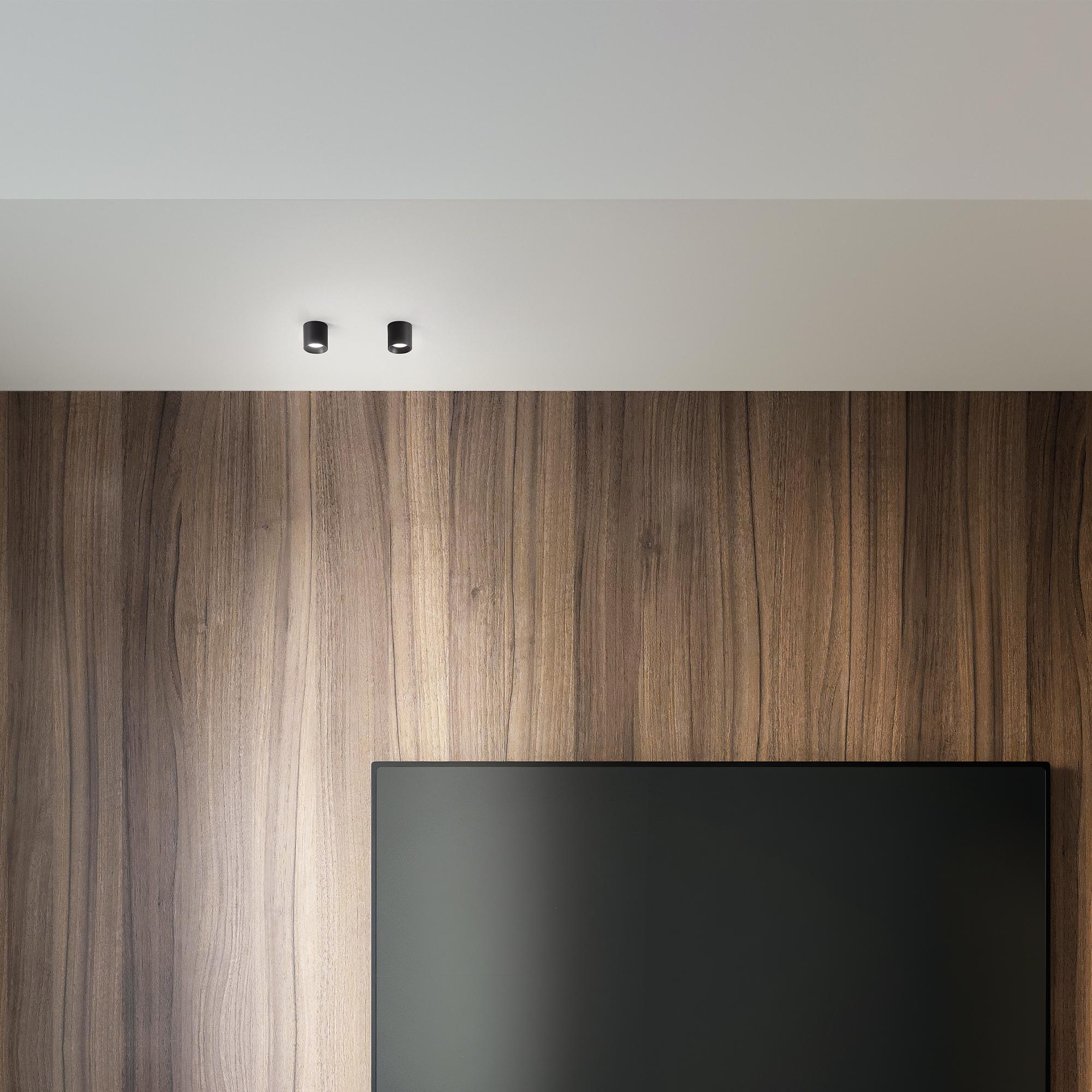 4W LED paviršinis šviestuvas DOT, juodas, 3000K, dimeriuojamas, 299402 - Image 2