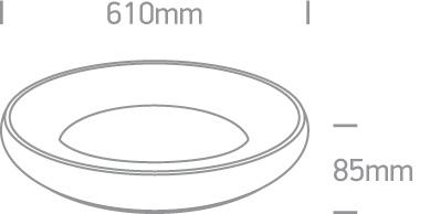50W LED plafonas, juodas, 2700/3000/4000K, 120°, dimeriuojamas, 62144N/B/V - Image 2