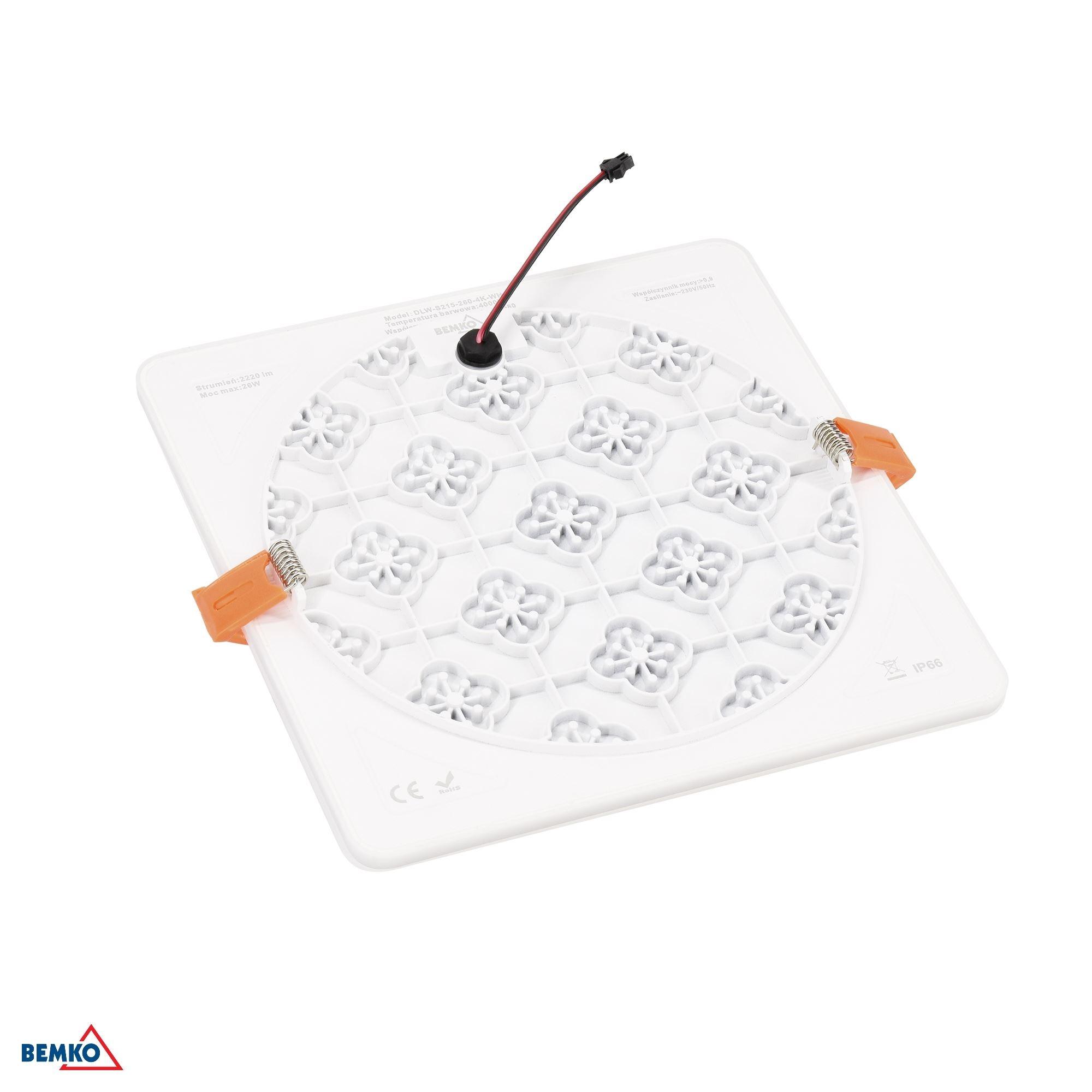 5W LED įleidžiama panelė WALED, balta, 4000K, IP66, 120° - Image 5
