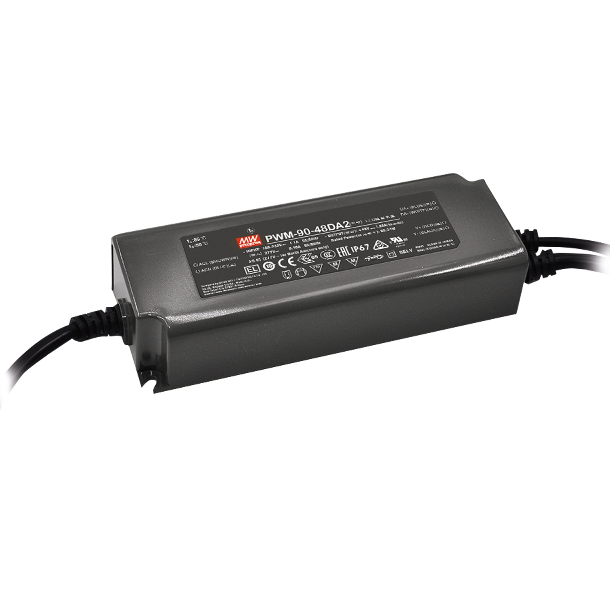 60W LED maitinimo šaltinis, 24V, IP67, DALI