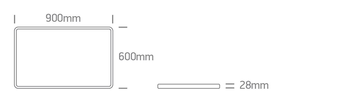 60W LED paviršinis šviestuvas, juodos sp., 2800/3300/4000K, 900x600mm, UGR19, 62020PU/B/V - Image 2
