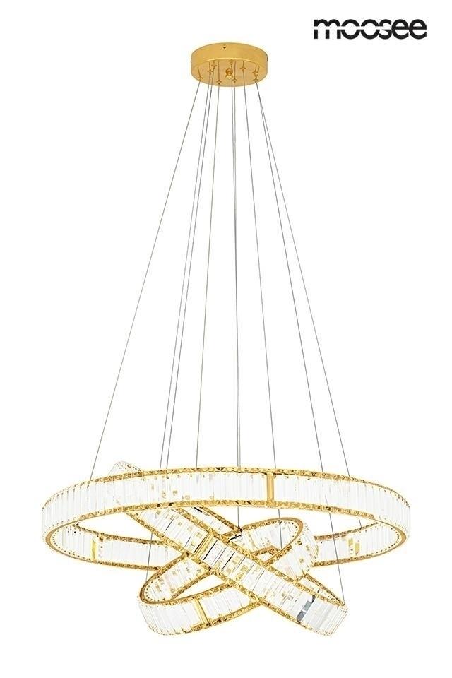 62,6W LED pakabinamas šviestuvas LIBERTY TRIPLES, aukso sp., 3000K - Image 2