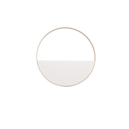 6W LED lubinis šviestuvas ALBA, baltos/aukso sp., CCT