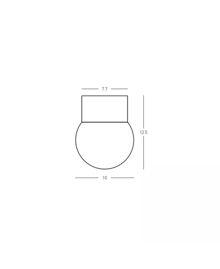 6W LED lubinis šviestuvas, baltas, 3000K, 25307 - Image 2