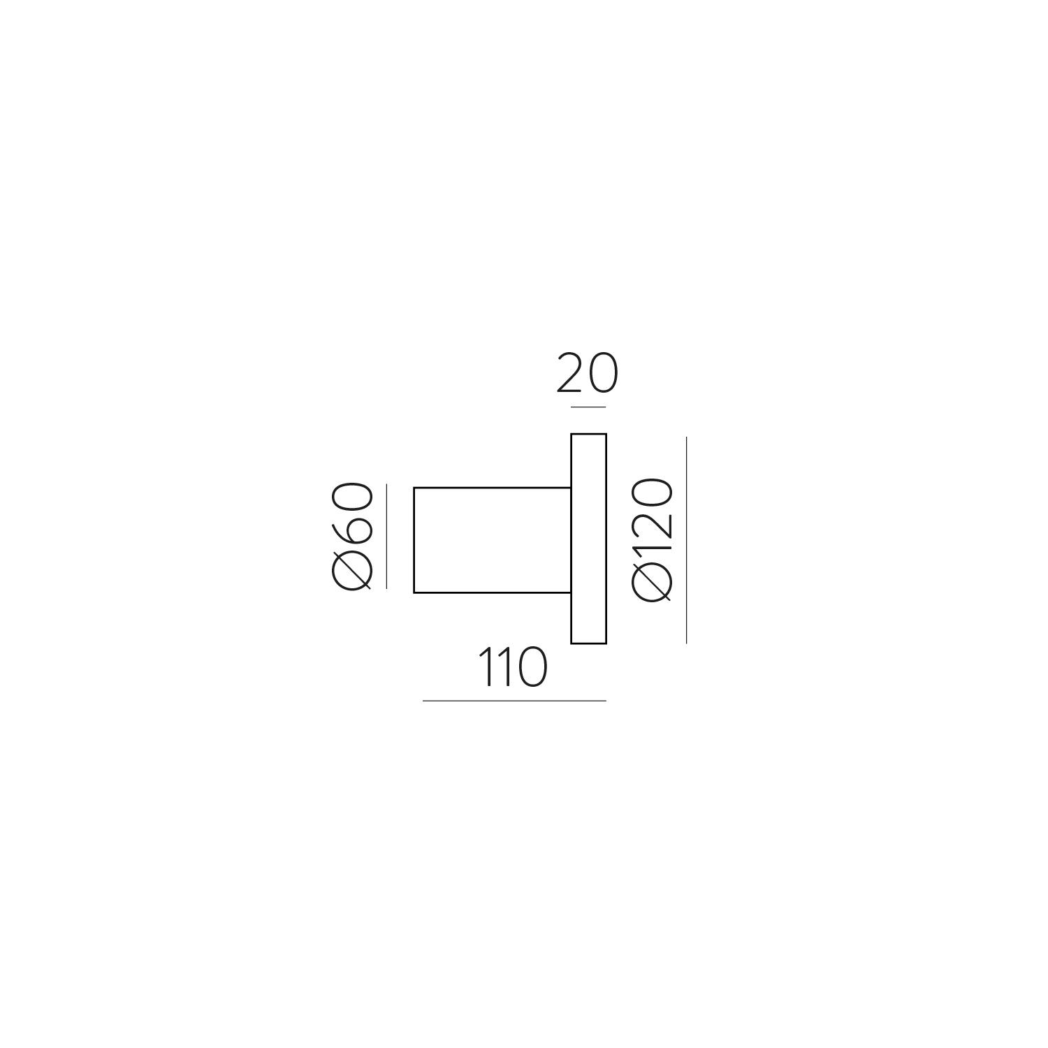 7,5W LED sieninis šviestuvas CORVUS, baltas, 3000K, IP54, A3945002B - Image 3