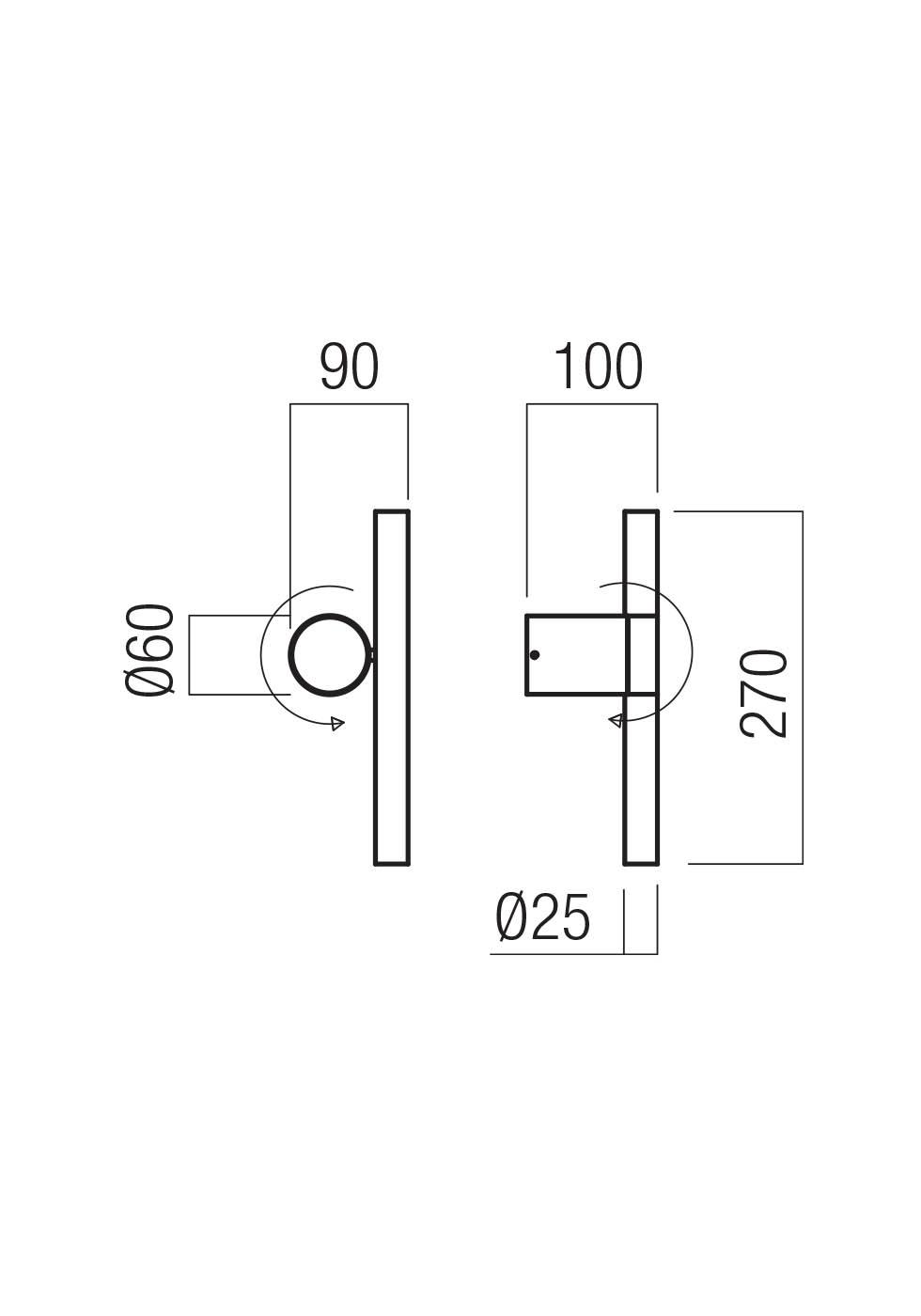 8,3W LED sieninis šviestuvas PRAXI, matinės juodos sp., 2700K, dimeriuojamas, 01-4266 - Image 2