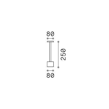 8W LED pastatomas lauko šviestuvas TOFFEE, antracito sp., 3000K, IP65, 347745 - Image 2