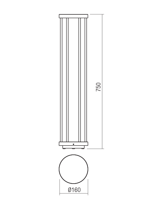 8W LED pastatomas lauko šviestuvas KALEN, tamsiai pilkas, 3000K, IP65, 90579 - Image 2