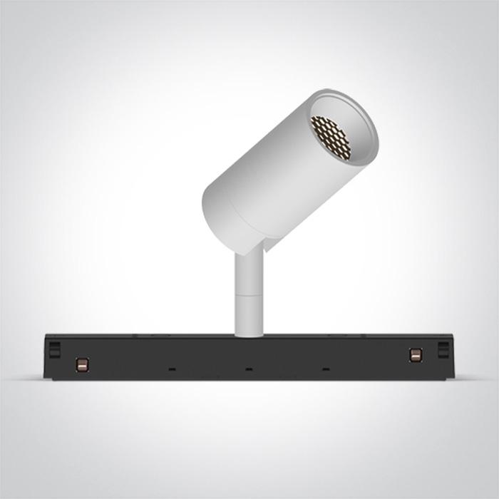 8W LED šviestuvas į magnetines sistemas MINI/MIDI/MAXI/P&P, baltas, 3000/4000K, 48V, 15°, DALI, 42110L/W/V - Image 2
