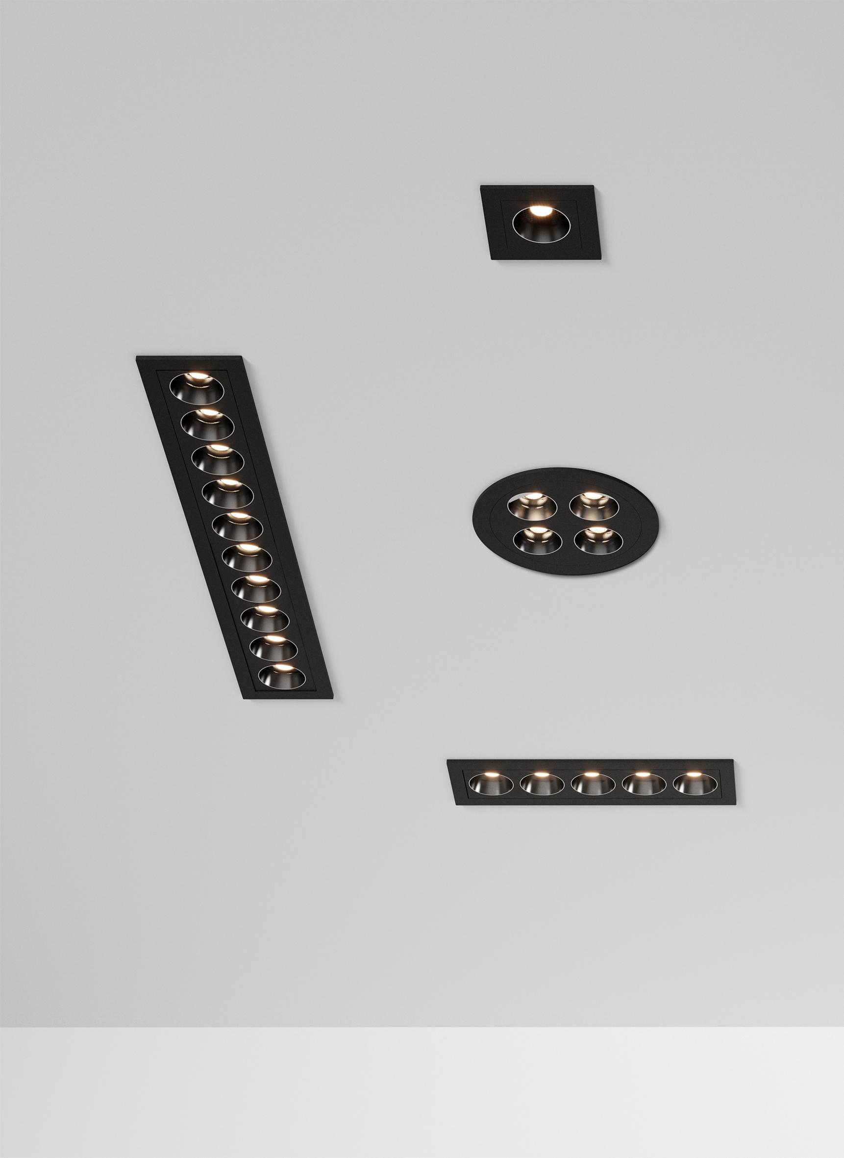 9W LED įleidžiamas šviestuvas INVISIBLE, juodas, 3000K, E3980201N - Image 2
