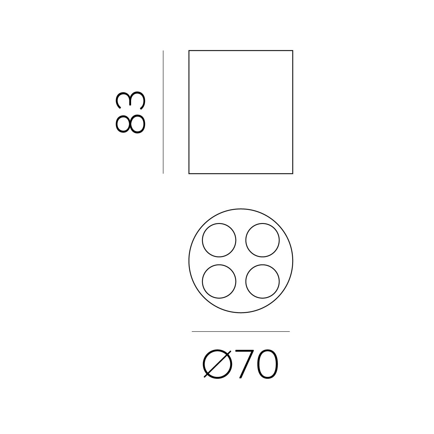 9W LED lubinis šviestuvas INVISIBLE, baltas, 3000K, P3980201B - Image 3