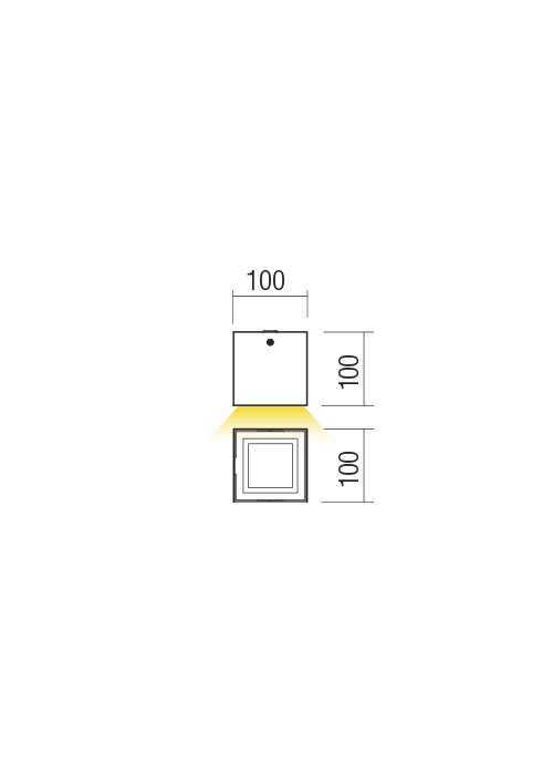 9W LED paviršinis lauko šviestuvas HUB, baltas, 3000K, IP54, 90228 - Image 3
