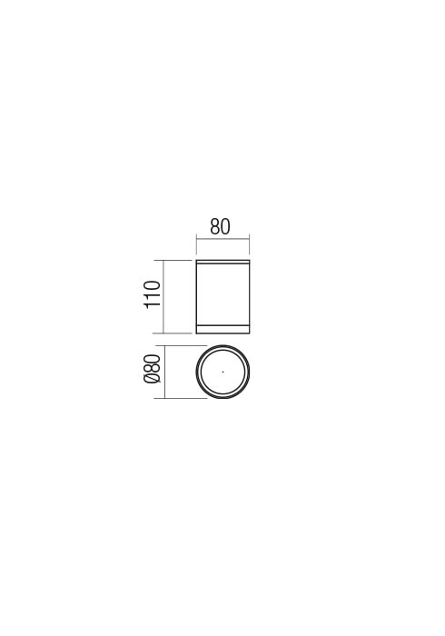 9W LED paviršinis lauko šviestuvas XILO, tamsiai pilkas, 3000K, IP54, 90339 - Image 3